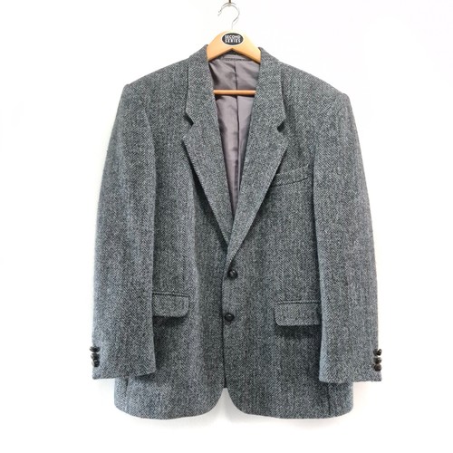 Harris tweed jacket 44r - tweed,
