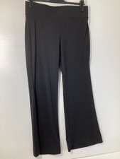 Women's Black Bootcut Yoga Pants 2XL Stretchy Gym Lounge Wear