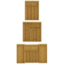 Wooden Cutlery Tray Drawer