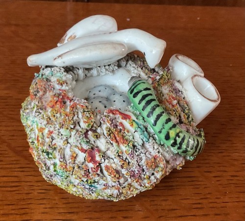Victorian staffordshire birds - staffordshire,