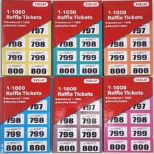 Cloakroom Raffle 1-1000
