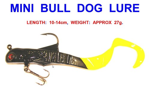 Mini black bull dog - black,