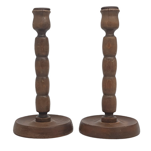 Pair vintage wooden - pair,