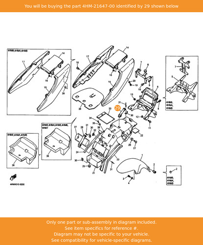 Yamaha band 4hm - 4hm-21647-00, oem