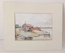 Small Watercolour Beach hut