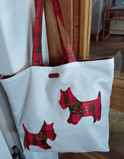 Handmade Applique Scottie Dog