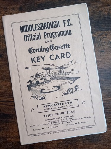 1961 middlesbrough v - middlesbrough,