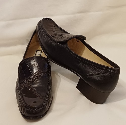 Ladies dark brown leather - brown,