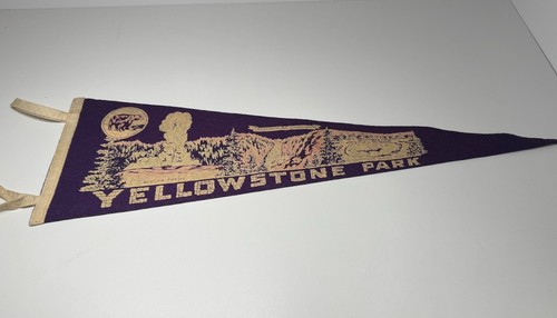 Large 1950s usa felt pennant - usa,