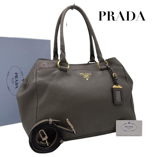 Prada vitello daino way tote - 2-way,