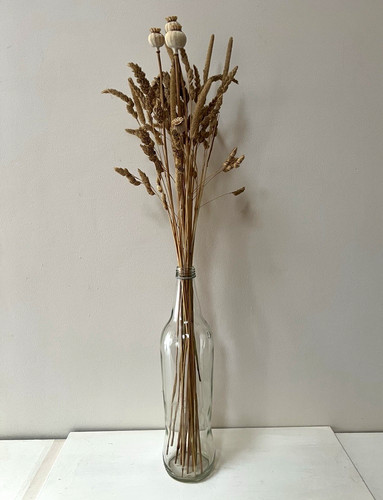 Dried rustic flower bouquet - rustic,