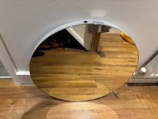 Pebble Grey Halo Round LED Bathroom Mirror - 600mm