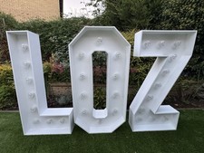 4ft Light Up Letters Hire –