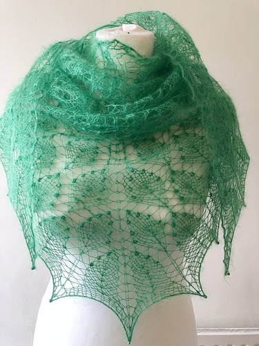Hand knitted silk kid - silk/kid, mohair