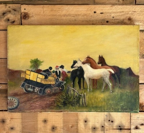 Original quirky folk art - quirky,