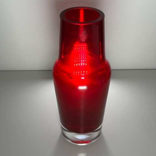 Large mid century red cased - mid,