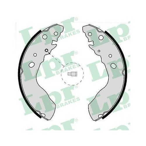 Brake shoe set lpr - set, rear