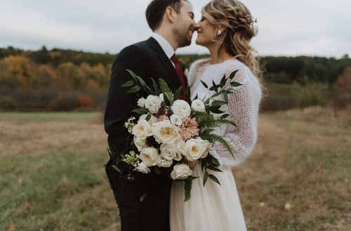 Wedding white mohair light