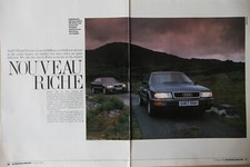 Original 1990 AUDI V8 vs TOYOTA LEXUS LS400  Autocar magazine Twin Test