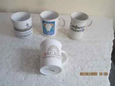 P&O CANBERRA + ARCADIA MUGS never used see des