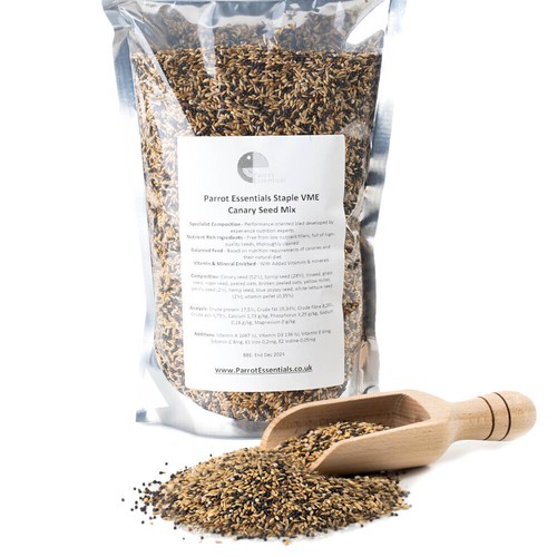 Canary food enriched with - food,
