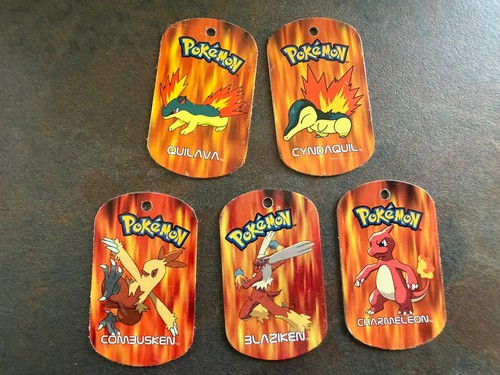 Pokemon metal tags - pokemon,