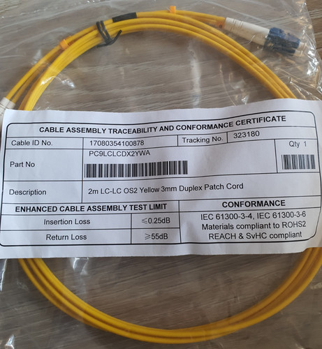 Fibre optic patch cable lc - optic, lc-lc