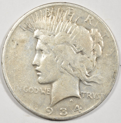 1934 peace dollar - peace, ~
