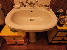 Sink Vintage Champagne Large & Stand by Balterley