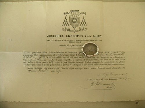 Reliquary relic saint bernard - reliquary,
