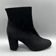 F&F Black Ankle Boots Faux
