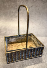 Vintage Silver Tone Woven