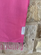 NWOT Pure Collection 100% Cashmere Scarf Pink