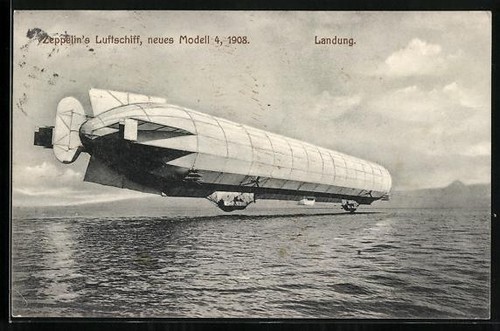 Zeppelin airship model 4 - airship,,