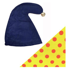 Noddy Hat w/ Bell & Scarf Gnome Children's TV Fancy Dress Costume Cartoon