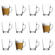 12x LAV Vega Glass Coffee Mugs