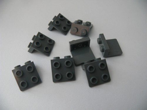 Lego squares dark grey - 8,