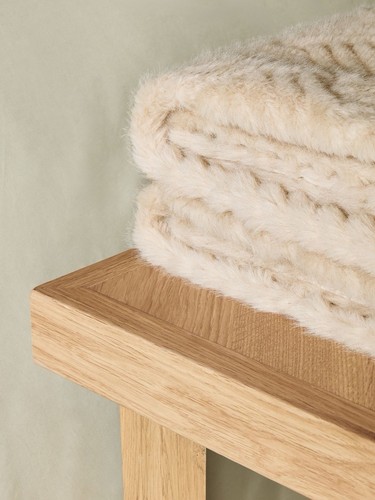 Natural basset embossed faux - natural,