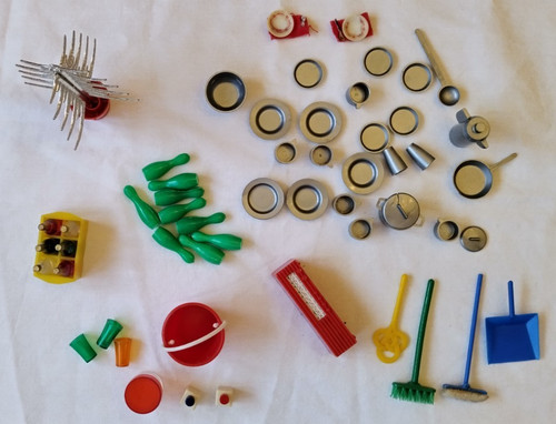 Doll house miniature cutlery - house,