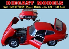 FRANKLIN MINT RED 1961 JAGUAR E-TYPE COUPE 1:24 SCALE MODEL CAR STUNNING REPLICA