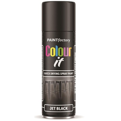 Black gloss spray paint - gloss,