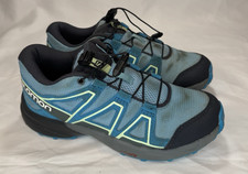 Salomon Speedcross Delphinium Blue Athletic Trail Running Shoes Youth Size 3