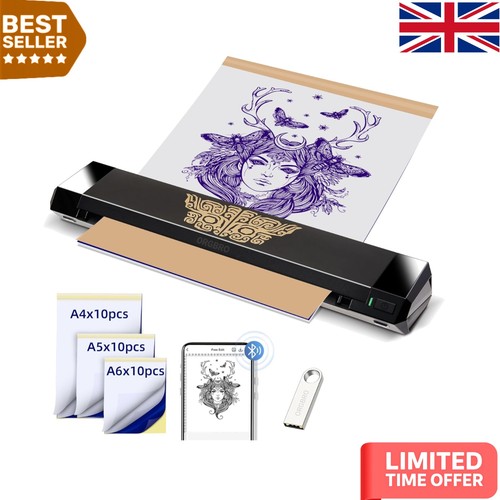 Inkless tattoo stencil - x8,