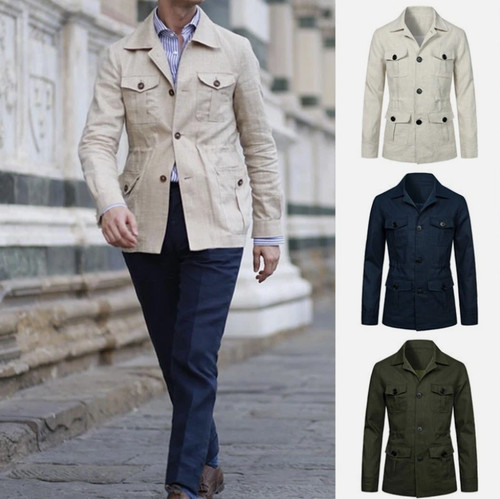 Men 100 linen safari - 100%,