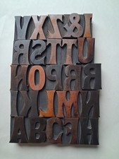 Vintage WOODEN Letterpress