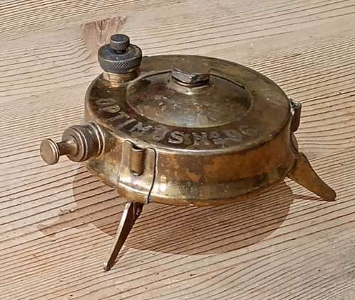 Brass camping pressure stove