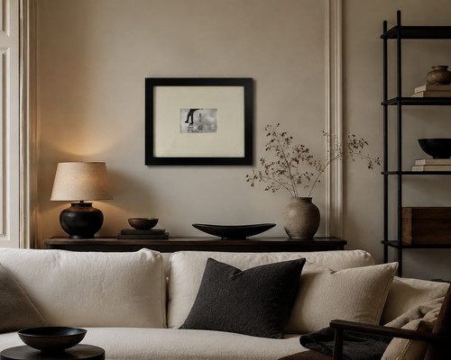 Unusual framed black white - unusual, &