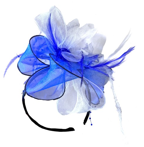Chiffon feather hair - &,
