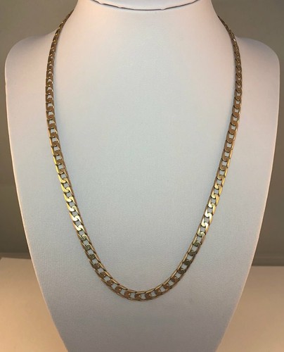 9ct gold curb chain length - curb,