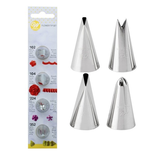 Wilton flower tip nozzle - nozzle, set